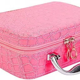 Women Pink Cosmetic Bag-image-2