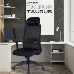 Taurus with Adjustable 2D handle Mesh Office Executive Chair-12