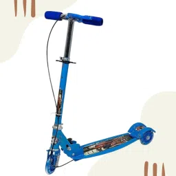 Best Scooter Cycle with Brake Bell LED 3 Wheeler Adjustable Scooter Toy for Kids-picture-13
