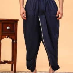 Tabard Solid Men Dhoti-image-3