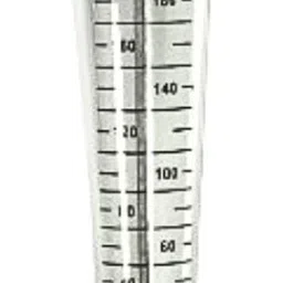 Plastic Threaded Rotameter For Water Range 20 to 200 LPH Test Indicator-0
