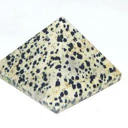 Dalmatian Jasper Pyramid 4cm (92.55gm) stone Regular Angular Crystal Stone-image-25