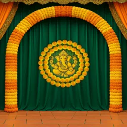 GANESHA-K4 Curtain Fabric-41