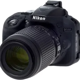 Digicom Silicone Protection Cover/Case for Nikon D5300 (Black) Camera Bag-picture-6