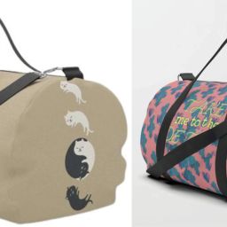 20 L Gym Duffel Bag - Stylish Printed Duffle Bag Combos - Multicolor-image-97