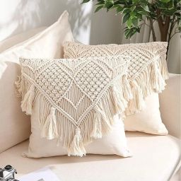 TIMJO Cotton Abstract Cushion Pack of 1-12