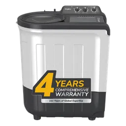 Whirlpool 6.5 kg 5 Star Semi Automatic Washing Machine with In built Scrubber (Magic Clean , 30337, Grey)-5