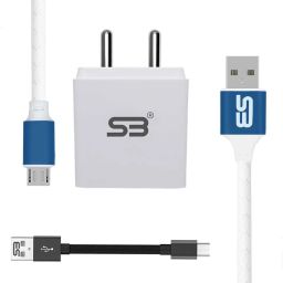 Wall Charger Accessory Combo for Motorola Moto G 3, Motorola Moto E4 Plus, Motorola C Plus.-image-12