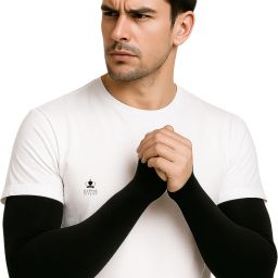 UV Protection Arm Sleeves – Cooling, Compression Arm Sleeves for Men, Riding Gloves-image-46
