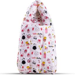 3 in 1 Baby's Cotton Bed Cum Carry Bed Printed Comfo Baby Sleeping Bag-Baby Bed-Infant Portable Bassinet|Baby Bedding| Cotton Bedding Set|Baby Cotton Bed|Baby Bedding for New Born 0-6 Months Carry Bed Crib Bedding-5
