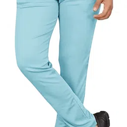 Men Regular Fit Multicolor Lycra Blend Trousers-picture-15