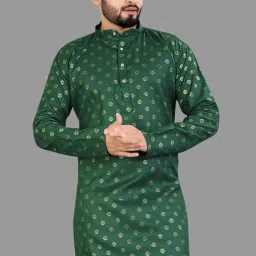 Men Printed Cotton Blend Straight Kurta-image-49