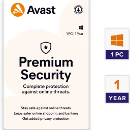 Avast Anti-virus Pro (Premium Security) 1 PC PC 1 Year Premium Security (Email Delivery - No CD)-32