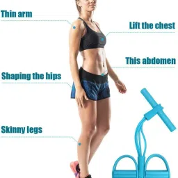 L yoga pedal puller resistance band Ab Exerciser-21
