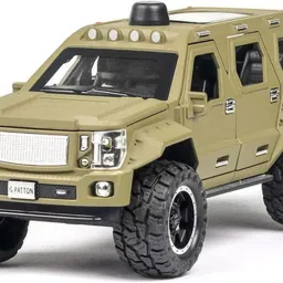 1:24 Scale Die cast Metal Car Diecast Model G Pattong Lights Sound Car For Kid-picture-4
