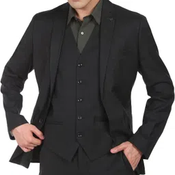 arrow Men Double-breasted Solid Suit-picture-6