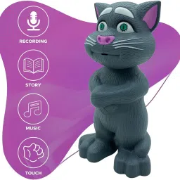 Talking Tom Cat,Touch Recording Rhymes, Musical Cat Toy for Kids TM_6-image-45