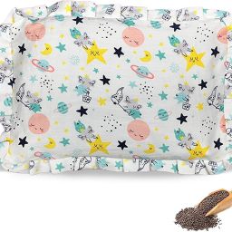 Mustard Seeds Pillow for Newborn, Rai pillow 100% Cotton Multicolor (0-12 Month) Mustard Seeds Toons & Characters Baby Pillow Pack of 1-picture-9