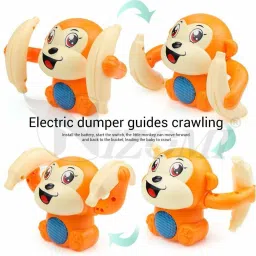 rutuff Musical Toys for Kids, Jumping Monkey Attractive Different Types Rattle image 2