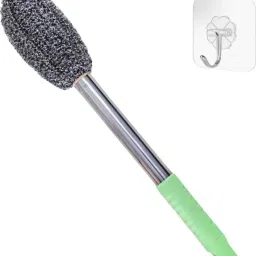 Bottle Jar Toilet Cleaner Brush Scrubber with Long Handle-image-41