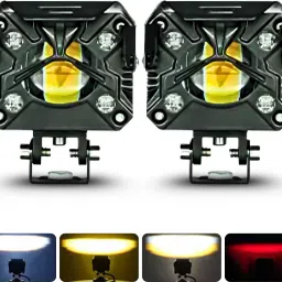 HJG 80W Yellow/White & Multicolour Fog Light For Universal Bike,Car,Truck Fog Lamp Motorbike LED (24 V, 100 W)-17