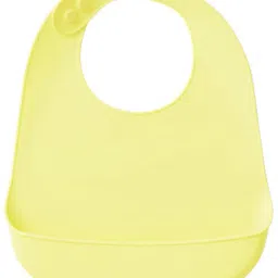 Japan, Silicone Apron / Bib /Adjustable Fit for Baby Feeding With Pockets-image-5