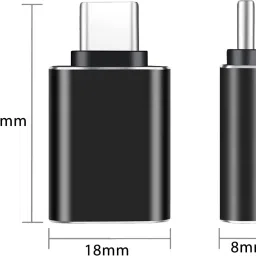 Orionis Charging & OTG Combo USB A to Type C Cable USB-A to Type C/Lightning Adapter Combo Set image 3