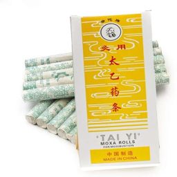 ACUPRESSUREMART Pure Moxa Stick Rolls Burn Wood Traditional Massage Acupressure Chinese Traditional Therapy 10 stick Massager-image-36