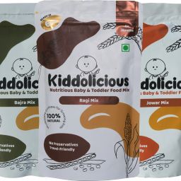 Porridge Mix (Ragi, Bajra, Jowar) | 100% Natural | No Sugar & Salt, Cereal-1