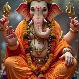 Ganesh Ji Poster on 300gsm Paper With Gloss Lamination (Unframed) With Double Side Tape D72 Photographic Paper-image-36
