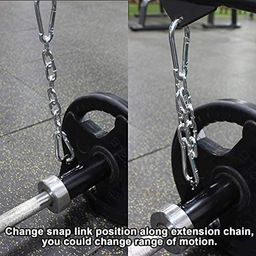RISE UP � T-bar Platform with Chain Attachment for 28mm /30mm Bar for Bent Over Row Exercise & Many More 200 kg Holding Capacity image 4