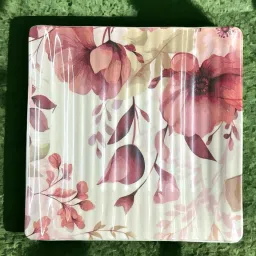 Pink Floral Chip & Dip Tray-image-10