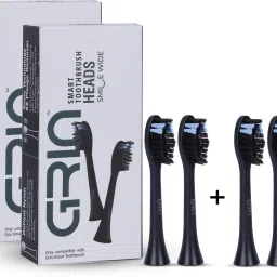 Grin Toothbrush Heads for Adults -Pack of 4 (2+2) | Compatible with Smart Toothbrush Electric Toothbrush-image-56