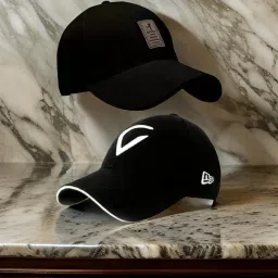 Embroidered, Solid, Self Design Sports/Regular Cap-2