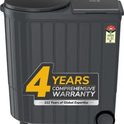 11 kg 5 Star With Faster Drying Semi Automatic Top Load Grey-0
