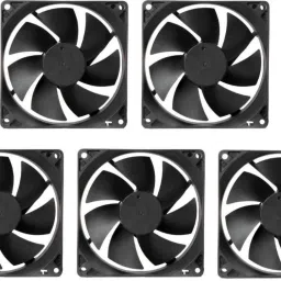 CyberSupreme Pack of 5 DC 12V Cooling Fan for DIY Incubator Cabinet & PC Case 3 inch Cooling Fan for PC Case CPU Cooler-image-104