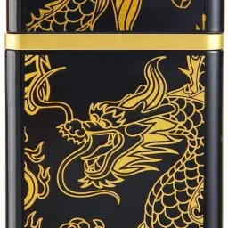 GREYFIRE Golden Dragon Cigarette Case USB rechargeable Electronic Windproof Cigarette Lighter-10