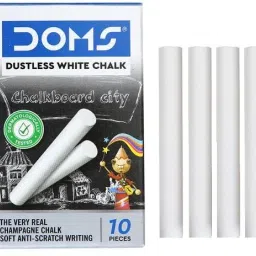 on-Toxic White Chalk Pack of 50 Sticks wide Drematologically Tested-17