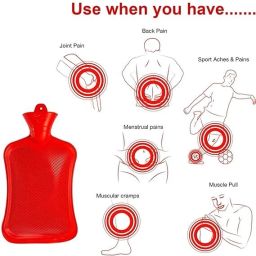 Pain Relief Long Heat Retention Heating Bag for Period Cramps & Pain Relief hot water bag 2 L Hot Water Bag-image-51