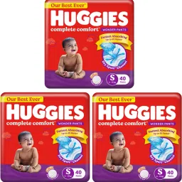 Wonder Pants Small (S) Size Baby Diaper Pants S-40 (PACK OF 3) - S-image-40
