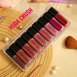 Beauty Set of 10 Red & Nude Minis Liquid Matte Lipstick Set-31