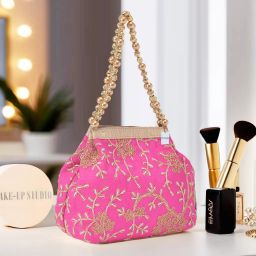By Kuber Industries Women Pink Potli-image-29
