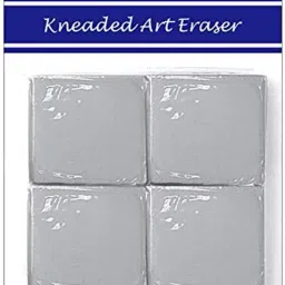 4pcs Art Kneaded Eraser, Soft Durable Sketch Putty Rubber Non-Toxic Eraser-image-61