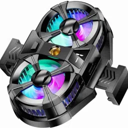 Ancestors SL-07 Phone Cooler Gaming Fan Dual Turbo Fan, Digital Cooling Pad (Multicolor) Cooling Pad-picture-17