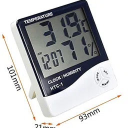 voltegic Digital White Clock image 5