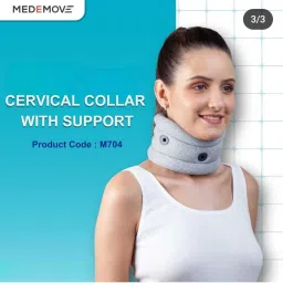 med-e move Mede-Move Cervical Collar Soft with Support for Neck Sprain/Neck Strain Neck Support image 3