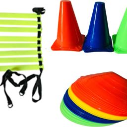 Cones Pack Space Markers and Meter Ladder Football Kit-image-2
