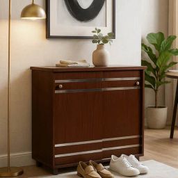 stunica EasySlide 16-Pairs Shoe Cabinet In Classic Walnut Finish-picture-20