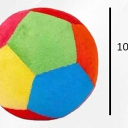 kpt Combo Set Of 2 Rattle Ball Soft Toy- 5 cm image 3