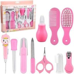Premium 10 Pcs Health Care Kit for Baby Kids Nail Thermometer Grooming Brush-image-11